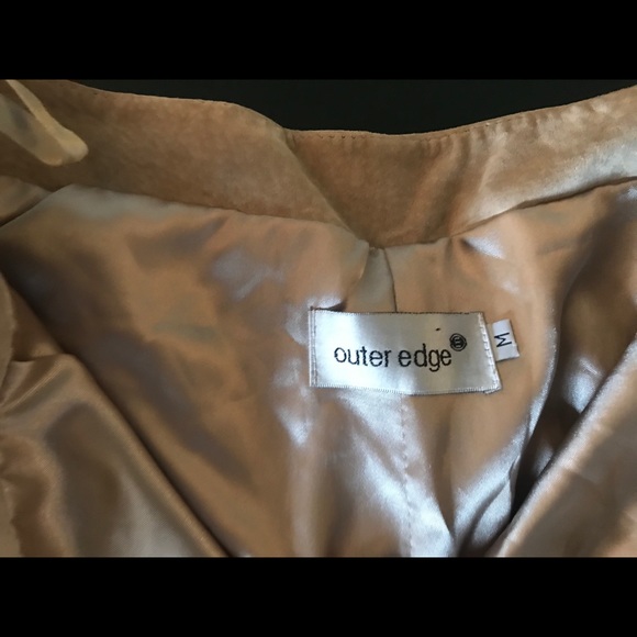 Suede leather vintage biker boho Shorts - Picture 3 of 3